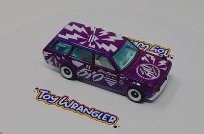 Hot Wheels 2023 HW Wagons Series Purple Datsun Bluebird Wagon 510