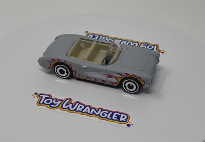 2024 Hot Wheels HW SCREEN TIME 3/10  Barbie Movie "Ken's" 1956 Corvette 29/250